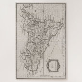  kaart van Sicilië (1764) Legpuzzel (Verticaal)