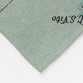  kaart van Sicilië (1911) Fleece Deken (Hoek)