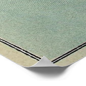 kaart van Sicilië (1911) Poster (Hoek)