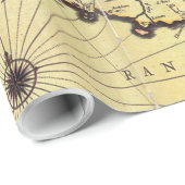  kaart van Sicilië (jaren 1600) Cadeaupapier (Rol Hoek)