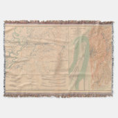 Kaart van Siege of Vicksburg Deken (Voorkant)