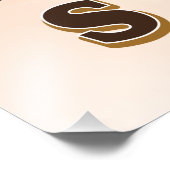 kaart van Singapore Foto Afdruk (Hoek)