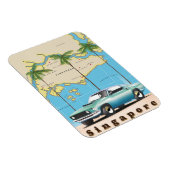 kaart van Singapore Magneet (Rechterzijde)