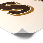 kaart van Singapore Poster (Hoek)