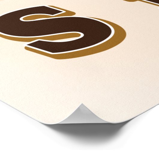 kaart van Singapore Poster (Hoek)