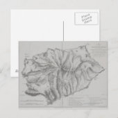 Kaart van Sint-Helena (Voorkant / Achterkant)