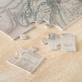 kaart van Sint-Petersburg Rusland (1834) Legpuzzel (Zijkant)