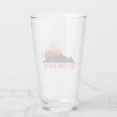 Kaart van Skyline Drive Shenandoah Virginia Glas (Achterkant)