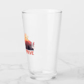 Kaart van Skyline Drive Shenandoah Virginia Glas (Links)