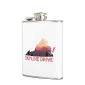 Kaart van Skyline Drive Shenandoah Virginia Heupfles (Links)