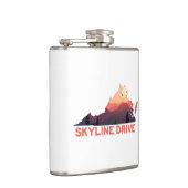 Kaart van Skyline Drive Shenandoah Virginia Heupfles (Rechts)