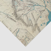 Kaart van Slapem van Central Alaska Tissuepapier (Detail)