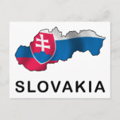 Kaart van Slowakije (Voorkant)