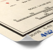 Kaart van Soedan (1963) Poster (Hoek)