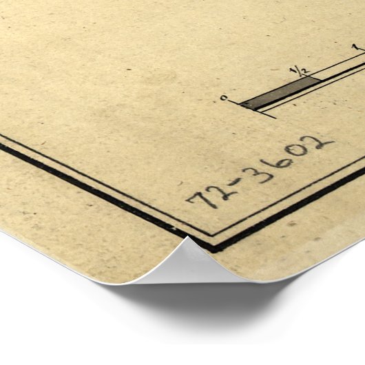 Kaart van Somerset County, New Jersey (1781) Poster (Hoek)