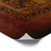  kaart van Somerset Wessex England UK 1610 Poster (Hoek)