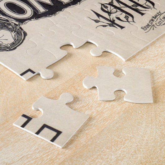  kaart van Somerville MA (1910) Legpuzzel (Zijkant)