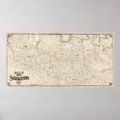  kaart van Somerville MA (1910) Poster (Voorkant)