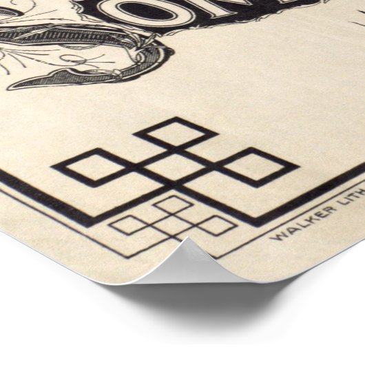  kaart van Somerville MA (1910) Poster (Hoek)