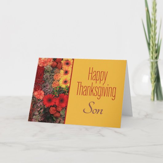 Kaart van Son Thanksgiving (Voorkant)