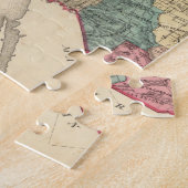 Kaart van Sonoma County California Legpuzzel (Zijkant)