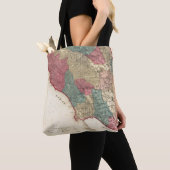 Kaart van Sonoma County California Tote Bag (Dichtbij)