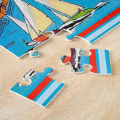 Kaart van South Carolina 11x14 Puzzel Legpuzzel (Zijkant)