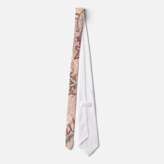  kaart van South Carolina (1690) Stropdas (Achterkant)