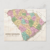  kaart van South Carolina (1827) (Voorkant)