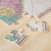  kaart van South Carolina (1827) Legpuzzel (Zijkant)