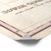  kaart van South Carolina (1827) Poster (Hoek)