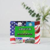 Kaart van South Dakota, Fototekst, Faux Quarter & (Staand voorkant)