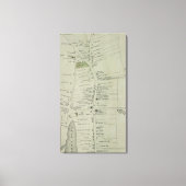  kaart van Southampton New York (1873) Canvas Afdruk (Voorkant)