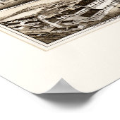  kaart van Southington, Connecticut uit 1878 Poster (Hoek)