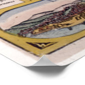 kaart van Spanje (1610) Poster (Hoek)