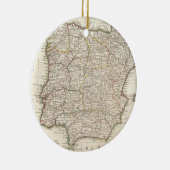  kaart van Spanje (1775) Keramisch Ornament (Rechts)