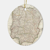  kaart van Spanje (1775) Keramisch Ornament (Links)