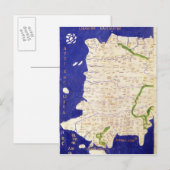 Kaart van Spanje en Portugal, van "Geographia" (Voorkant / Achterkant)