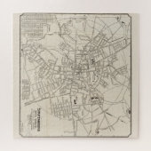 kaart van Spartanburg SC (1918) Legpuzzel (Horizontaal)