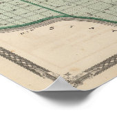 Kaart van Spencer County Poster (Hoek)