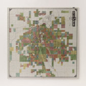 kaart van Spokane WA (1910) Legpuzzel (Horizontaal)