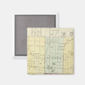 Kaart van Springfield City Magneet (Voorkant / Achterkant)