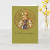 Kaart van St. Alphonsus Liguori (SNV 02) (Round) (Gele Bloem)