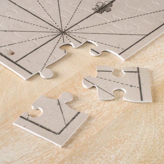 kaart van St. Augustine FL (1764) Legpuzzel (Zijkant)