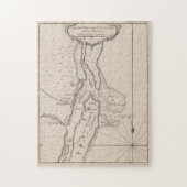 kaart van St. Augustine FL (1764) Legpuzzel (Verticaal)