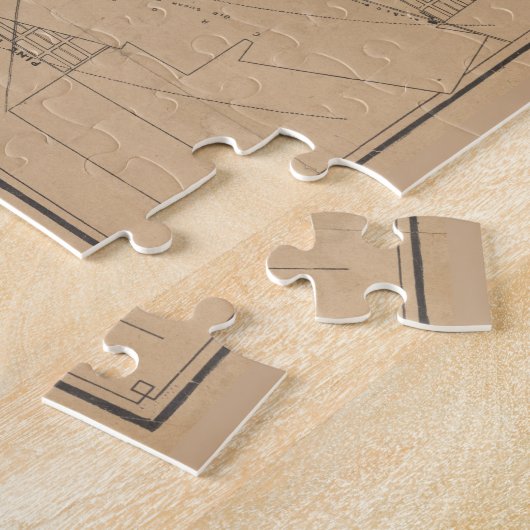  kaart van St. Augustine FL (1888) Legpuzzel (Zijkant)