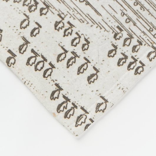 kaart van St. Augustine Florida (1763) Fleece Deken (Hoek)