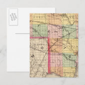 Kaart van St Clair County, Michigan (Voorkant / Achterkant)