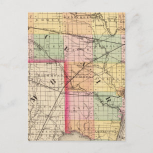 Kaart van St Clair County, Michigan