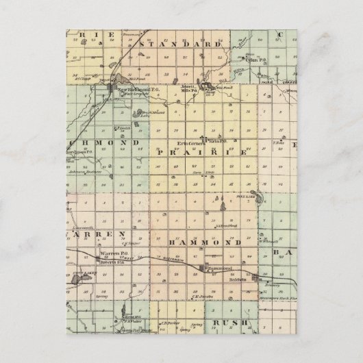 Kaart van St. Croix County (Voorkant)